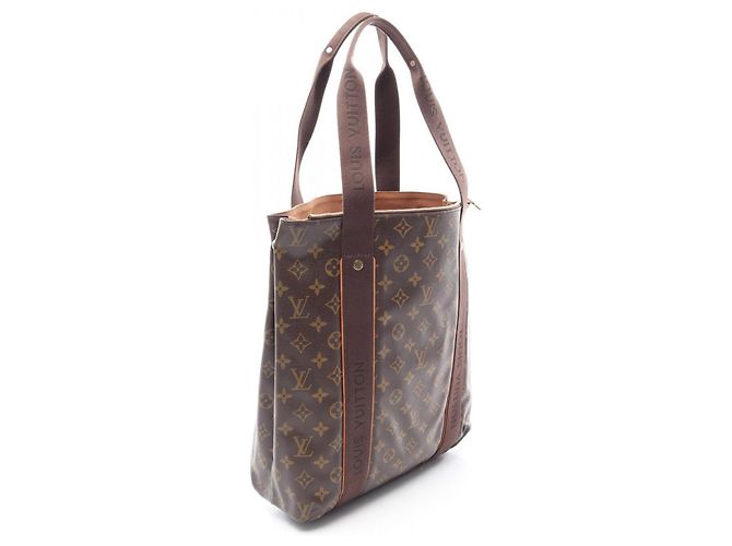 Borsa Tote Louis Vuitton Cabas Beaubourg Monogram Marrone - vista 2
