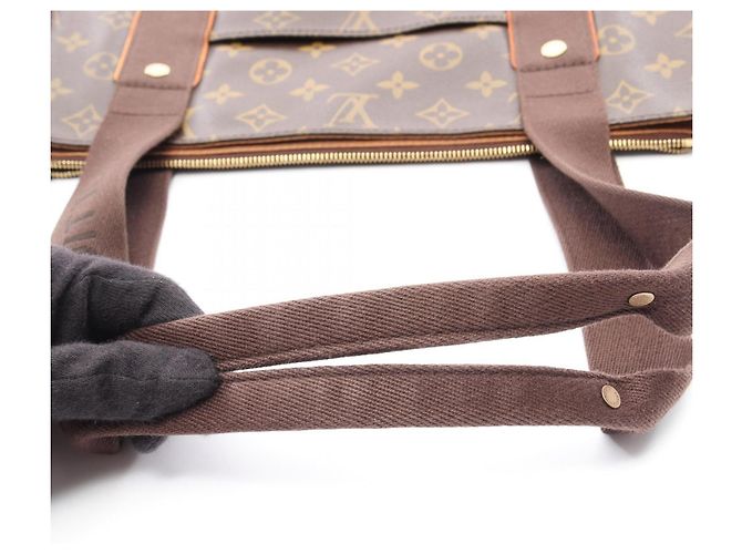 Borsa Tote Louis Vuitton Cabas Beaubourg Monogram Marrone - vista 9