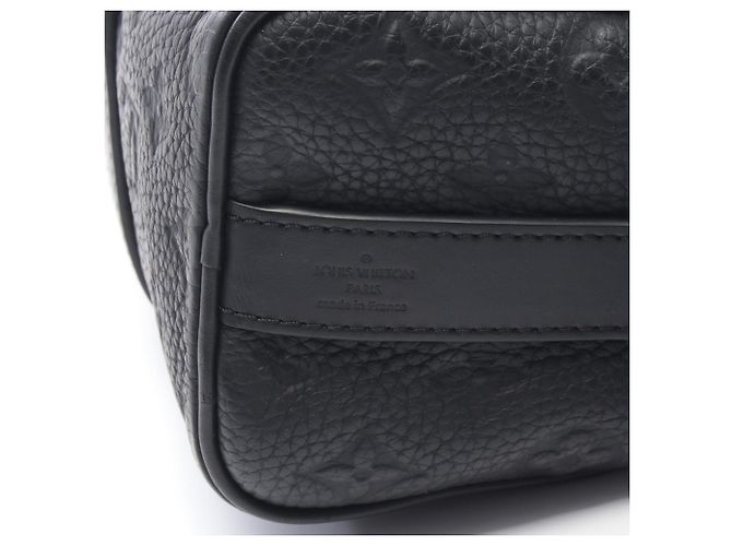 Borsa Louis Vuitton Keepall Bandoulière 25 Nero - vista 4
