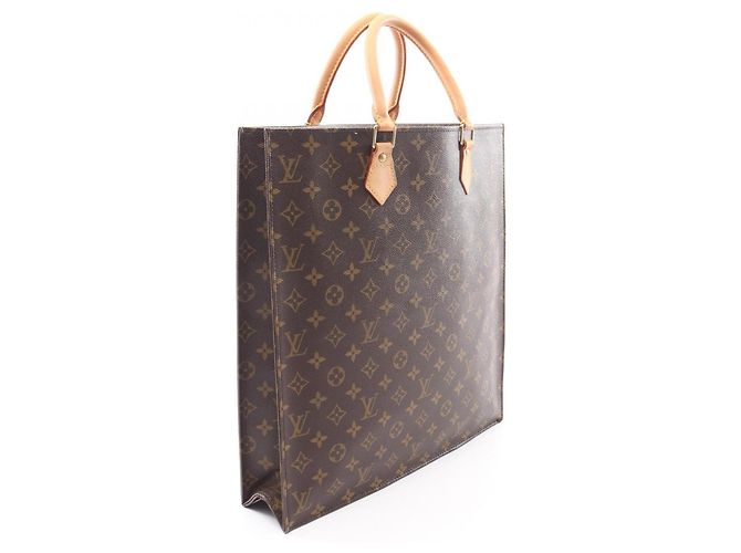 Louis Vuitton Sac Plat Tote Bag Marrone - vista 2