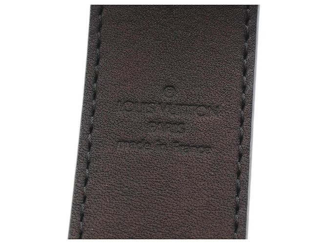 Louis Vuitton Damier Ebene Standard Gürtel Braun - Ansicht 4