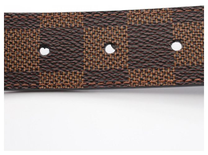 Louis Vuitton Damier Ebene Standard Gürtel Braun - Ansicht 8
