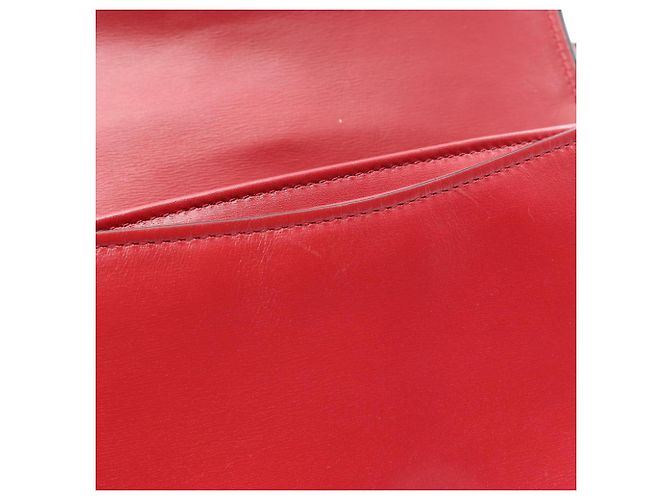 Borsa a Spalla Gucci Ally Small GG Marmont Nero Rosso - vista 8