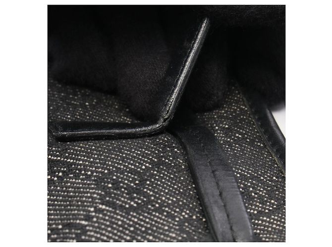Borsa a Spalla Gucci GG Denim Nero - vista 8
