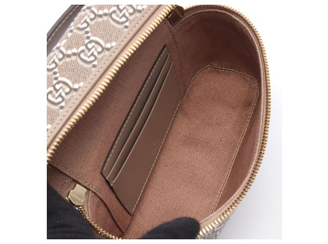 Bolso 2-Way Gucci GG Shadow Mini Castaño Multicolor - vista 3