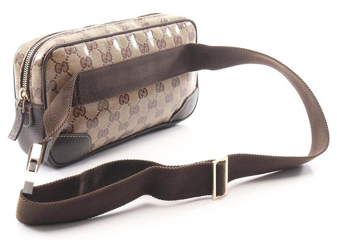 Borsa a tracolla Gucci GG Crystal Marrone Beige - vista 2