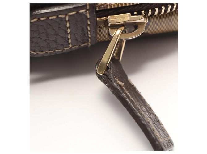 Borsa a tracolla Gucci GG Crystal Marrone Beige - vista 7