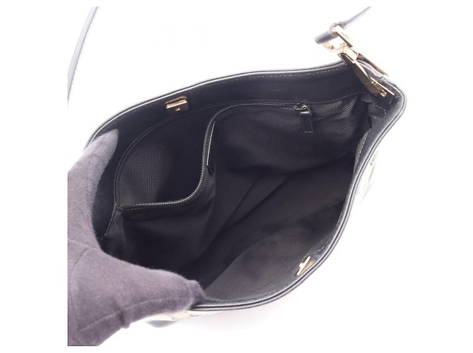Borsa a Spalla Gucci GG Canvas Nero Beige - vista 3