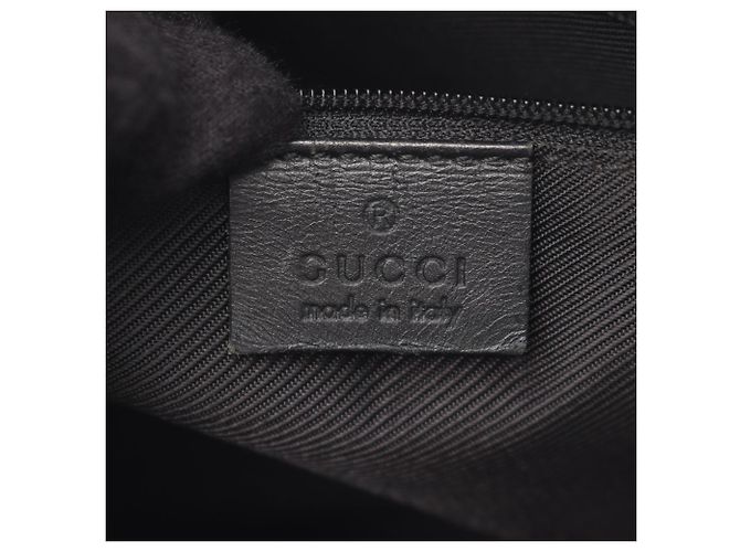 Borsa a Spalla Gucci GG Canvas Nero Beige - vista 4
