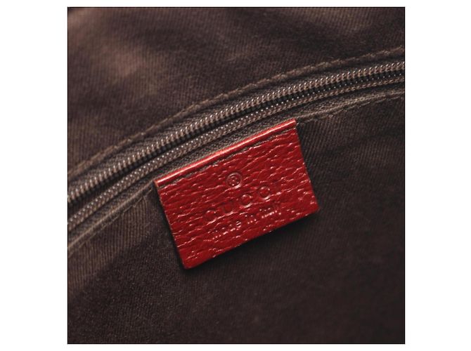 Borsa a Spalla Gucci GG Canvas Beige Bordò - vista 4