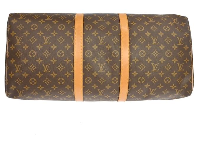 Louis Vuitton Keepall Monogram Canvas 55 Marrone - vista 7