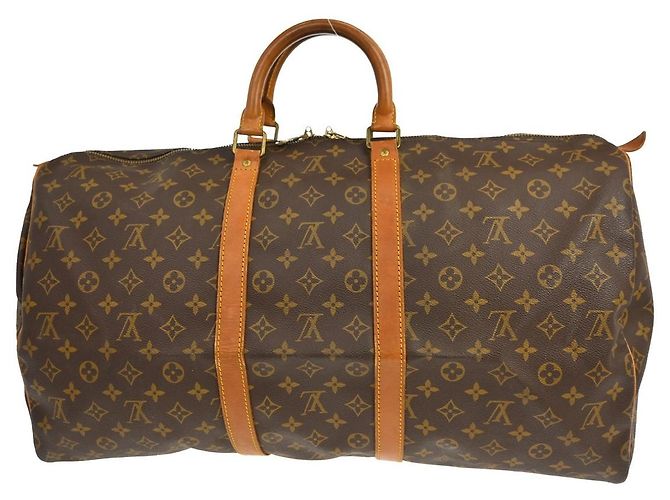Louis Vuitton Keepall Monogram Canvas 55 Marrone - vista 2