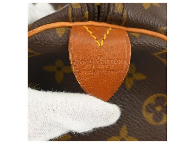 Louis Vuitton Keepall Monogram Canvas 55 Marrone - vista 4