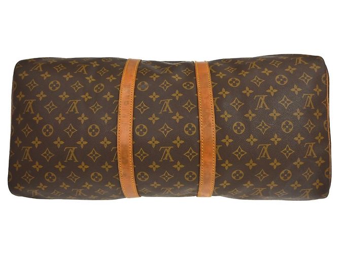 Louis Vuitton Keepall Monogram Canvas 55 Marrone - vista 7