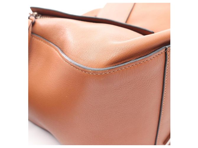 Borsa a mano Loewe Hammock Small 2-Way in pelle Marrone - vista 14
