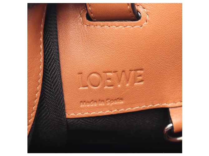 Borsa a mano Loewe Hammock Small 2-Way in pelle Marrone - vista 4