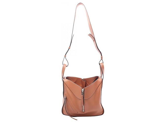 Borsa a mano Loewe Hammock Small 2-Way in pelle Marrone - vista 5