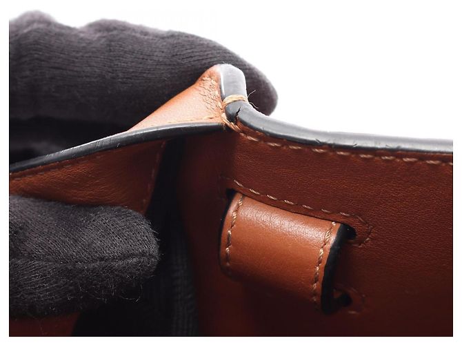 Borsa a mano Loewe Hammock Small 2-Way in pelle Marrone - vista 9