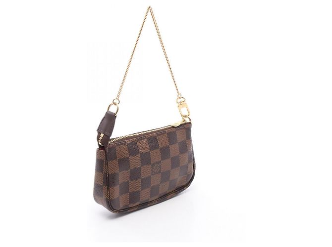 Louis Vuitton Mini Pochette Accessoires Marrone Rosso - vista 2