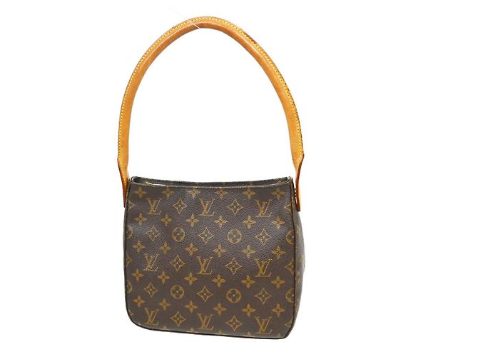 Louis Vuitton Monogram Looping Monogram Canvas MM Marrone - vista 2