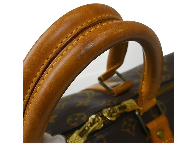 Louis Vuitton Keepall Monogram Canvas 50 Marrone - vista 7