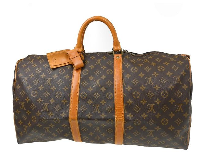 Louis Vuitton Keepall Monogram Canvas 55 Marrone - vista 2