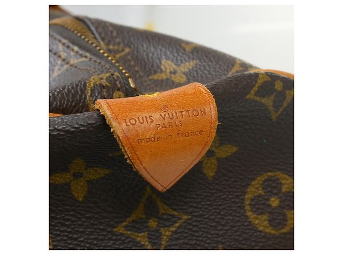 Louis Vuitton Keepall Monogram Canvas 55 Marrone - vista 4