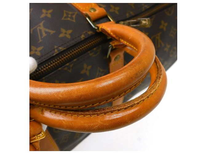 Louis Vuitton Keepall Monogram Canvas 55 Marrone - vista 7
