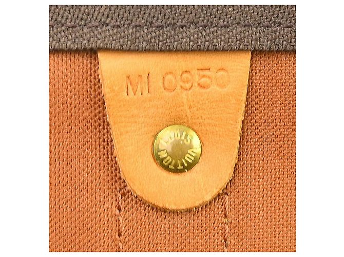 Borsa Keepall Louis Vuitton Monogram Canvas 55 Marrone - vista 5