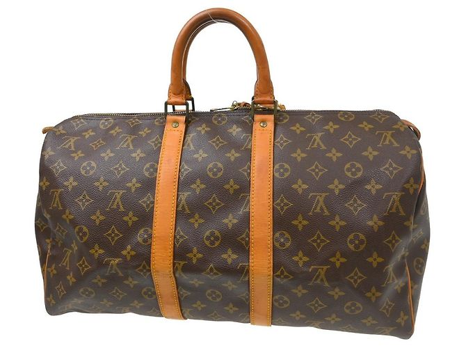 Louis Vuitton Keepall Monogram Canvas 45 Marrone - vista 2