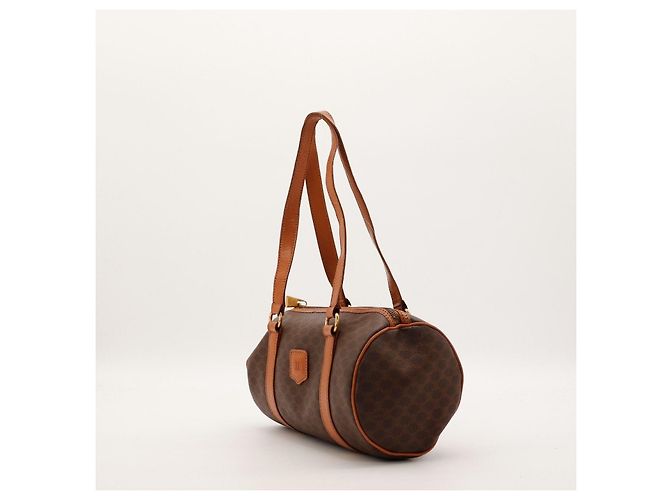 Céline Celine Bolso Boston Monogram Macadam Castaño Monograma - vista 2