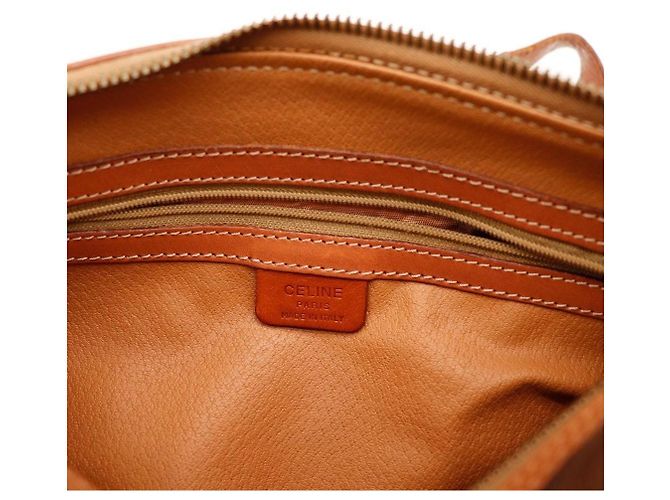 Céline Celine Bolso Boston Monogram Macadam Castaño Monograma - vista 7
