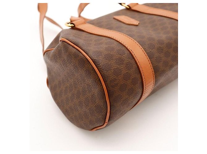 Céline Celine Bolso Boston Monogram Macadam Castaño Monograma - vista 8
