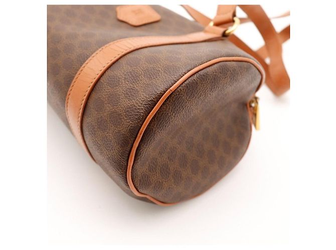 Céline Celine Bolso Boston Monogram Macadam Castaño Monograma - vista 9