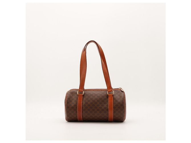 Céline Celine Macadam Monogram Boston Bag Braun Monogramm - Ansicht 3