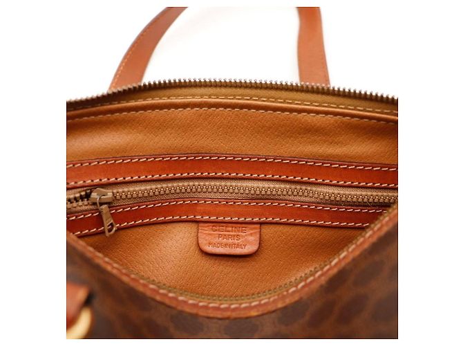 Céline Celine Macadam Monogram Boston Bag Braun Monogramm - Ansicht 7