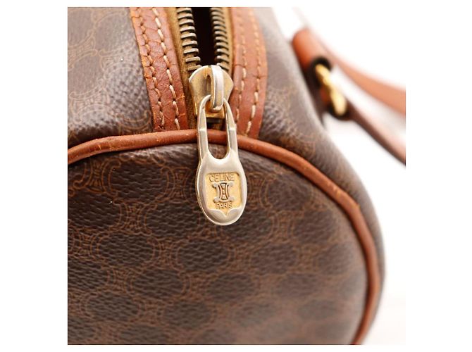 Céline Celine Macadam Monogram Boston Bag Braun Monogramm - Ansicht 8