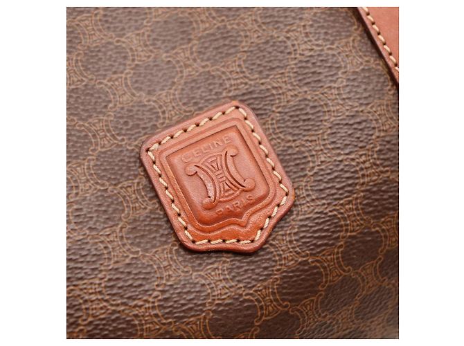 Céline Celine Macadam Monogram Boston Bag Braun Monogramm - Ansicht 9