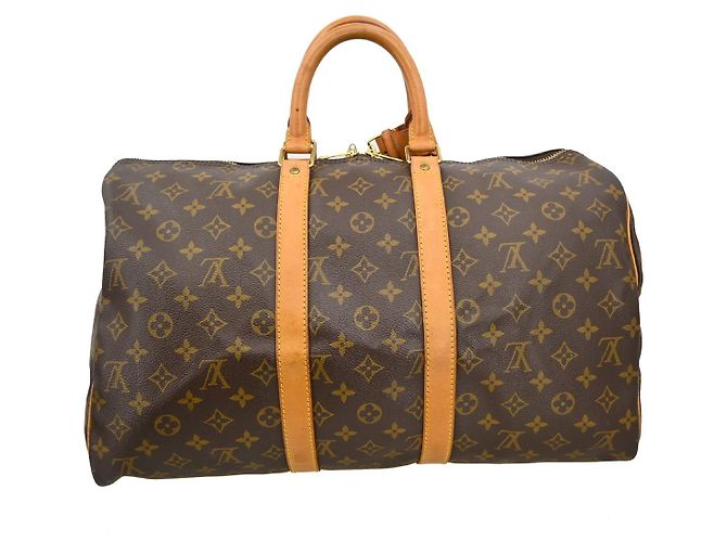 Louis Vuitton Keepall Monogram Canvas 45 Marrone - vista 2