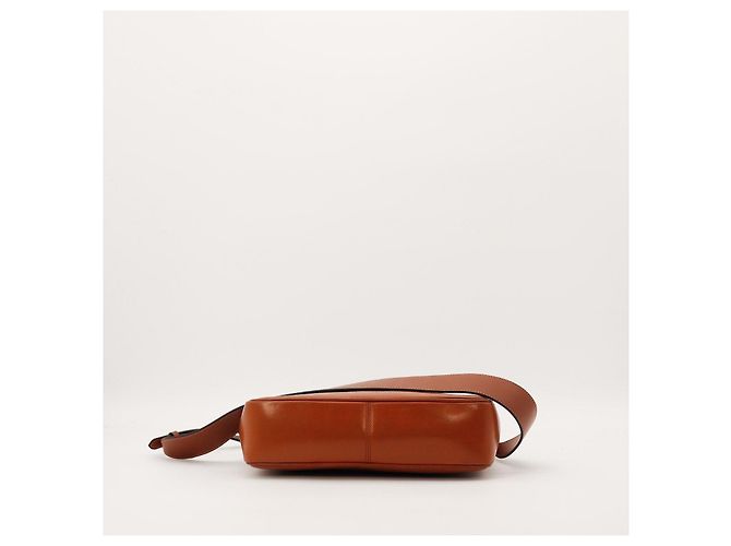 Céline Celine Borsa a tracolla Triomphe in tela e pelle Marrone Monogramma - vista 5