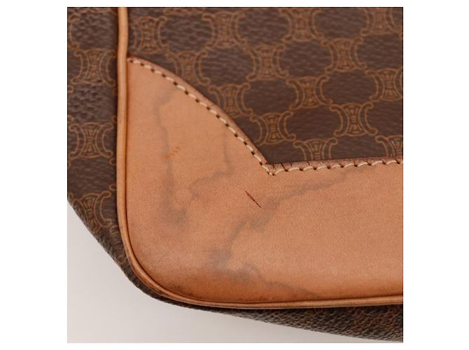 Céline Celine Macadam Monogram Schultertasche Braun - Ansicht 11