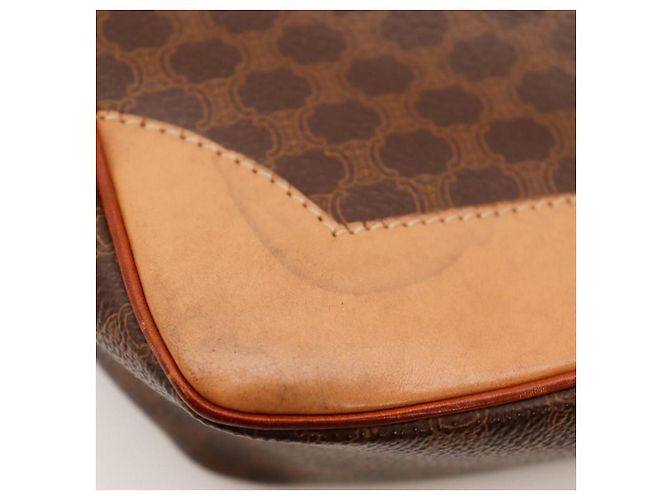 Céline Celine Macadam Monogram Schultertasche Braun - Ansicht 12