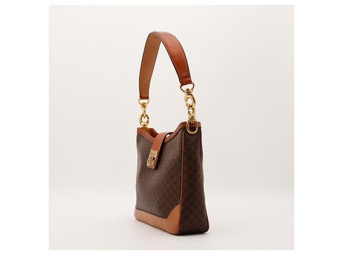 Céline Celine Macadam Monogram Schultertasche Braun - Ansicht 2