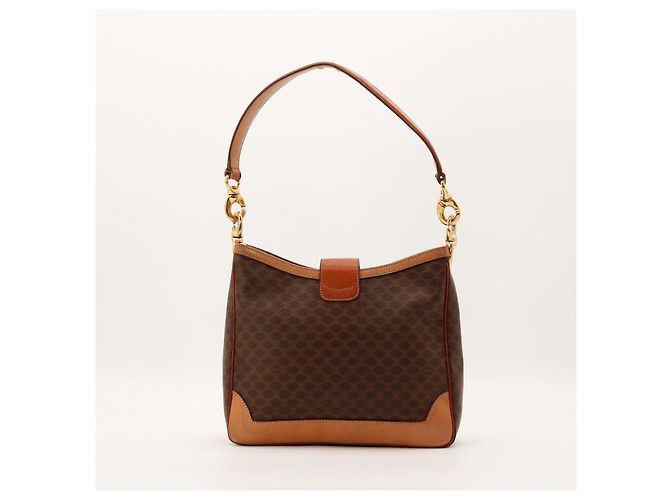 Céline Celine Macadam Monogram Schultertasche Braun - Ansicht 3
