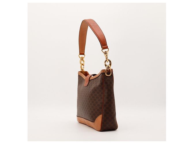 Céline Celine Macadam Monogram Schultertasche Braun - Ansicht 4