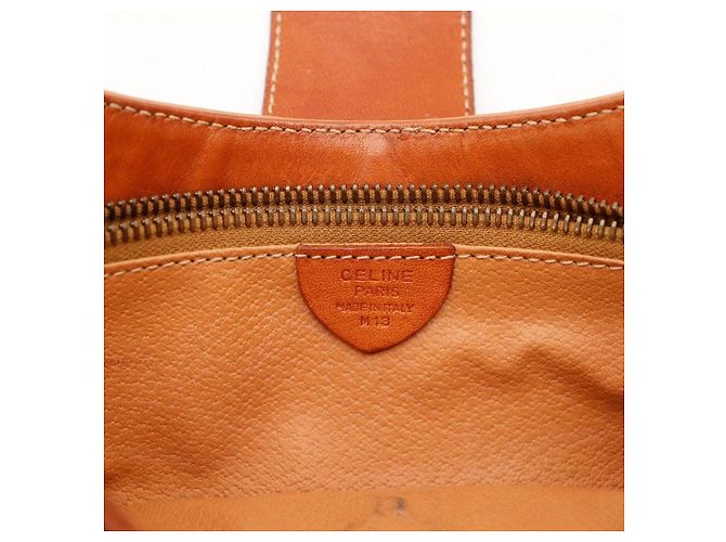 Céline Celine Macadam Monogram Schultertasche Braun - Ansicht 8