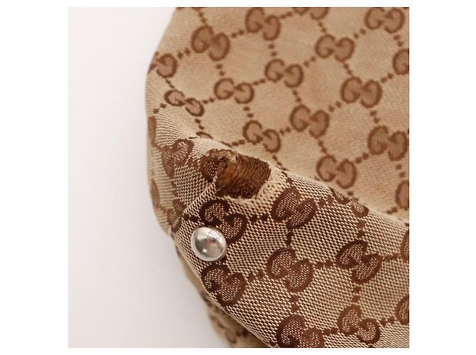 Gucci Borsa Tote in Tela Monogramma GG Marrone - vista 11