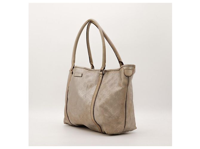 Gucci Borsa Tote Monogramma GG Beige - vista 2