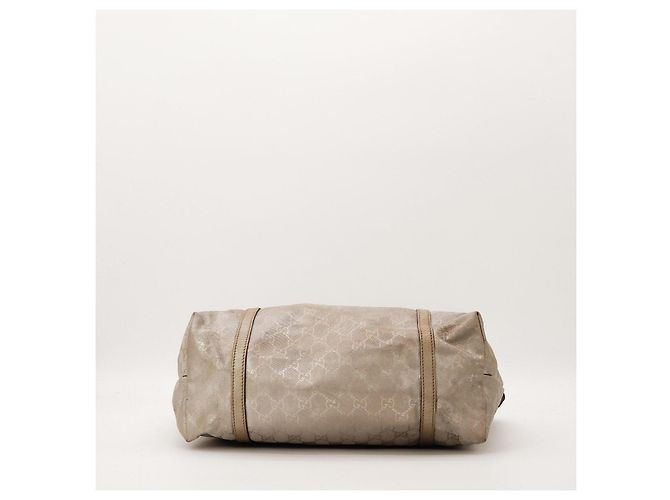 Gucci Borsa Tote Monogramma GG Beige - vista 5