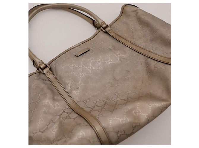 Gucci Borsa Tote Monogramma GG Beige - vista 6